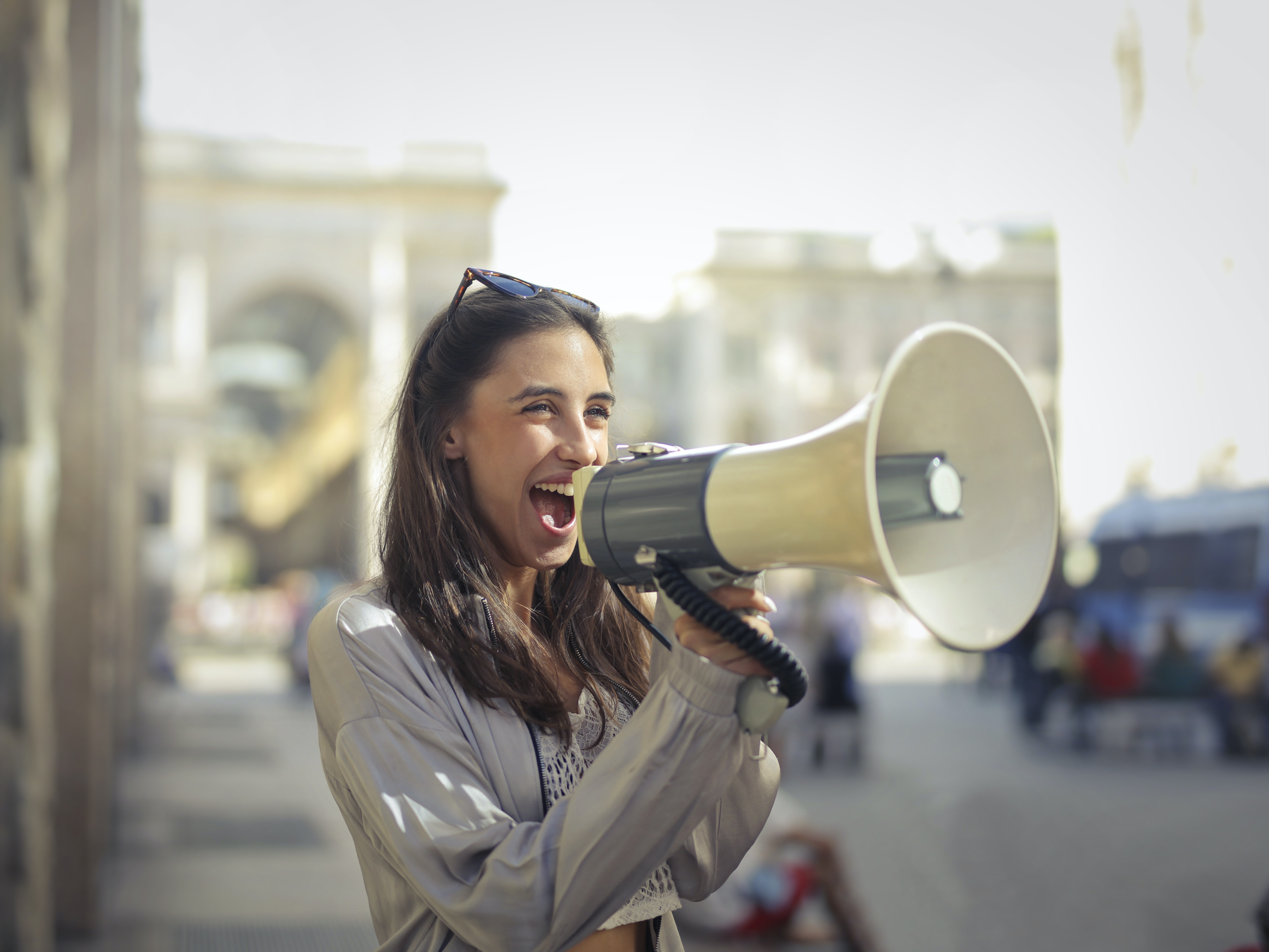 Megaphone Women